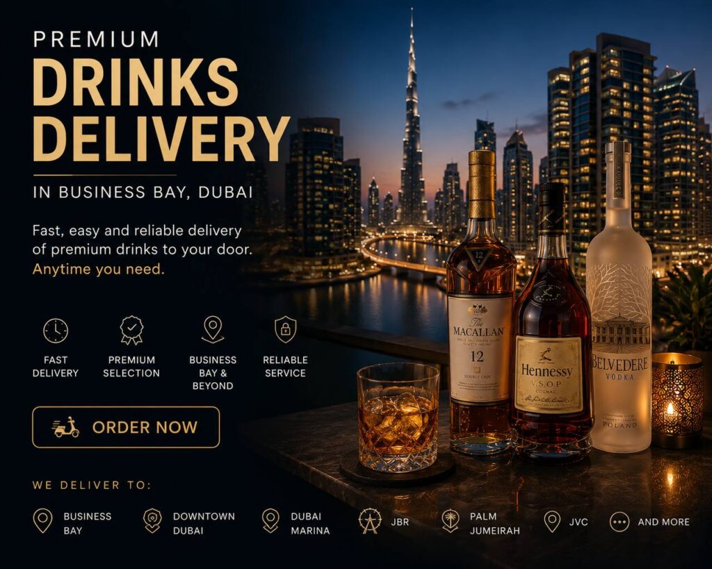 Premium Drinks Delivery in JBR Dubai | Fast Delivery